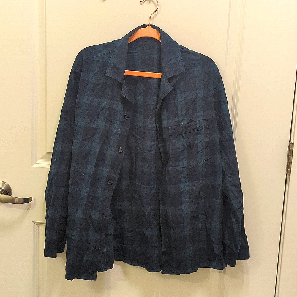 Dark flannel shirt